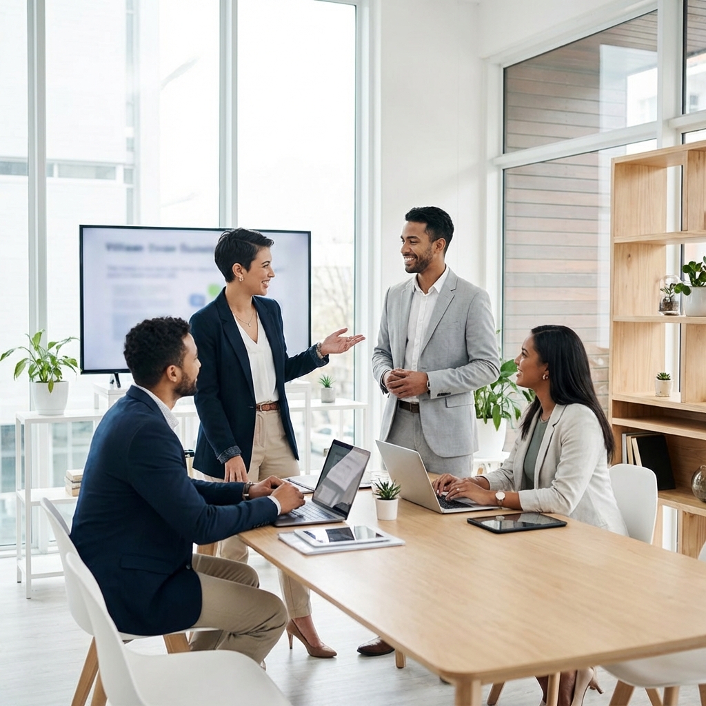 Professional consulting meeting